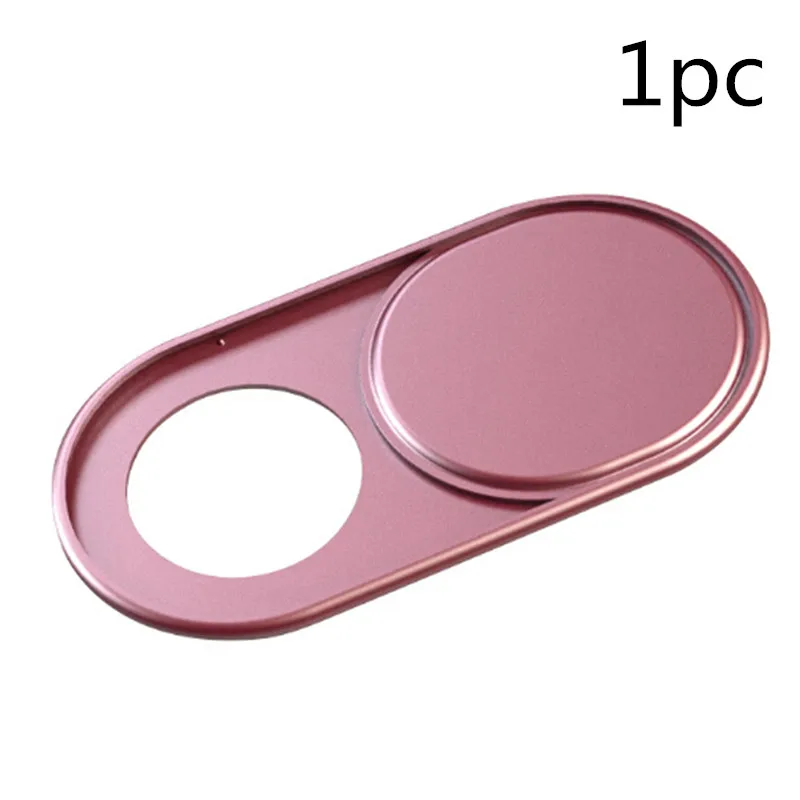 1Pc RoseGold Металлическая крышка для веб-камеры, магнитный слайдер с затвором, ультратонкая Крышка для камеры IPhone Macbook, ноутбуки, мобильный телефон, объектив, стикер конфиденциальности - Цвет: 1Pc RoseGold