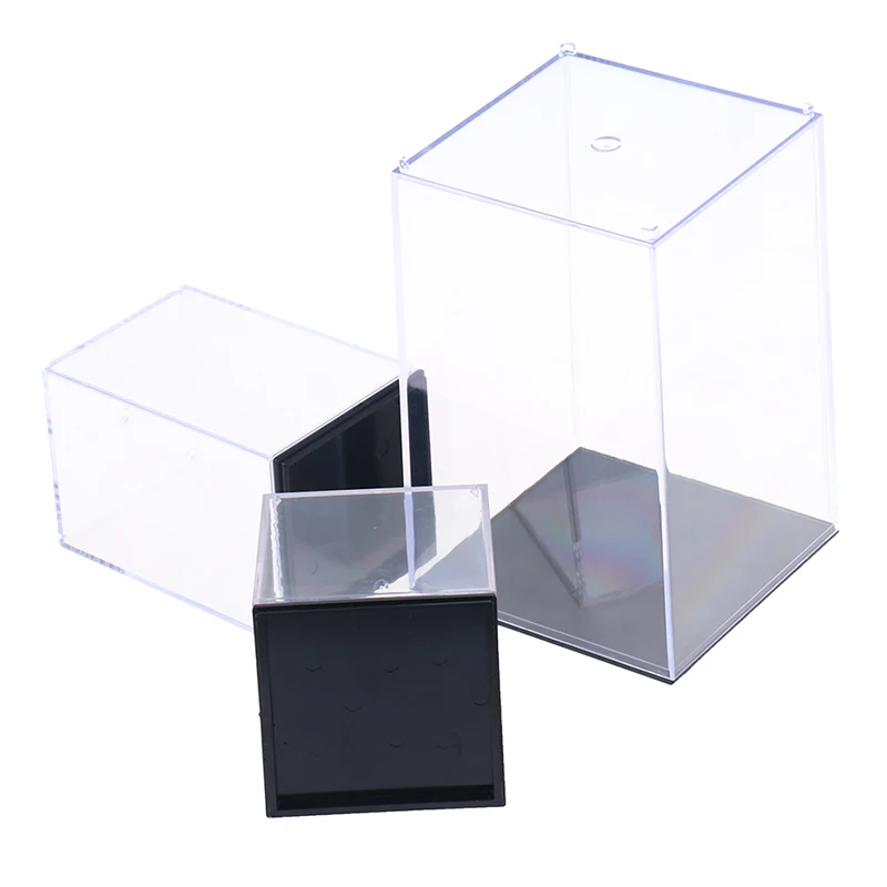 Estuche de exposición acrílico a prueba de polvo para figuras de acción en miniatura, nuevo, coleccionable