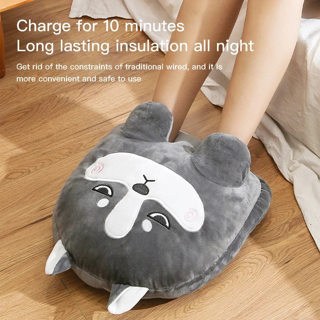 Usb Cartoon Winter Foot Warmer Plug In Electric Heating Shoe Heater