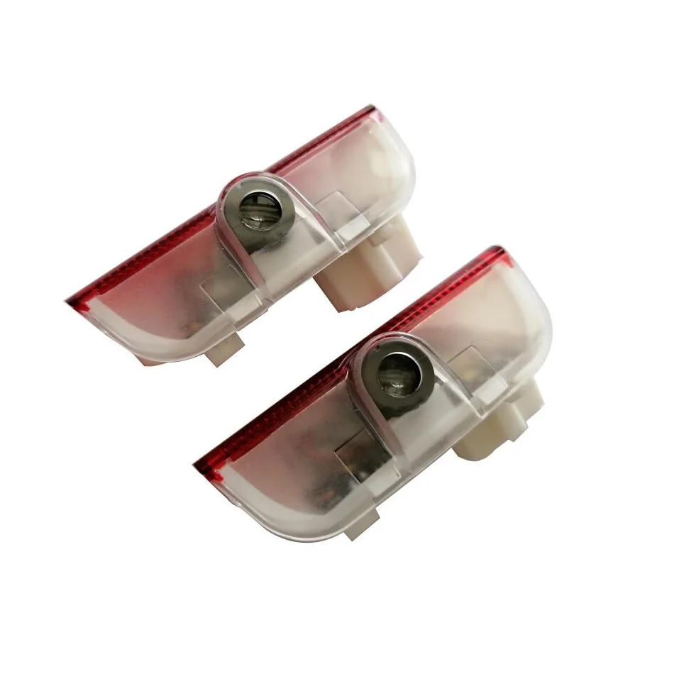 LED Door Welcome Light Projector Luces Para Auto Car Logo For VW Volkswagen Touran Magotan Passat Golf CC PHIDEON Sharan Sagitar