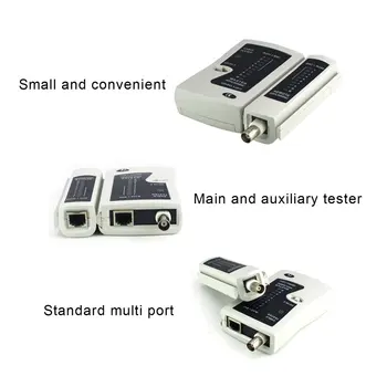 

NST-YG468B Diagnostic Tool Portable LAN Network Cable Wire RJ45 BNC Network Cable Tester Detector Networking Remote Test