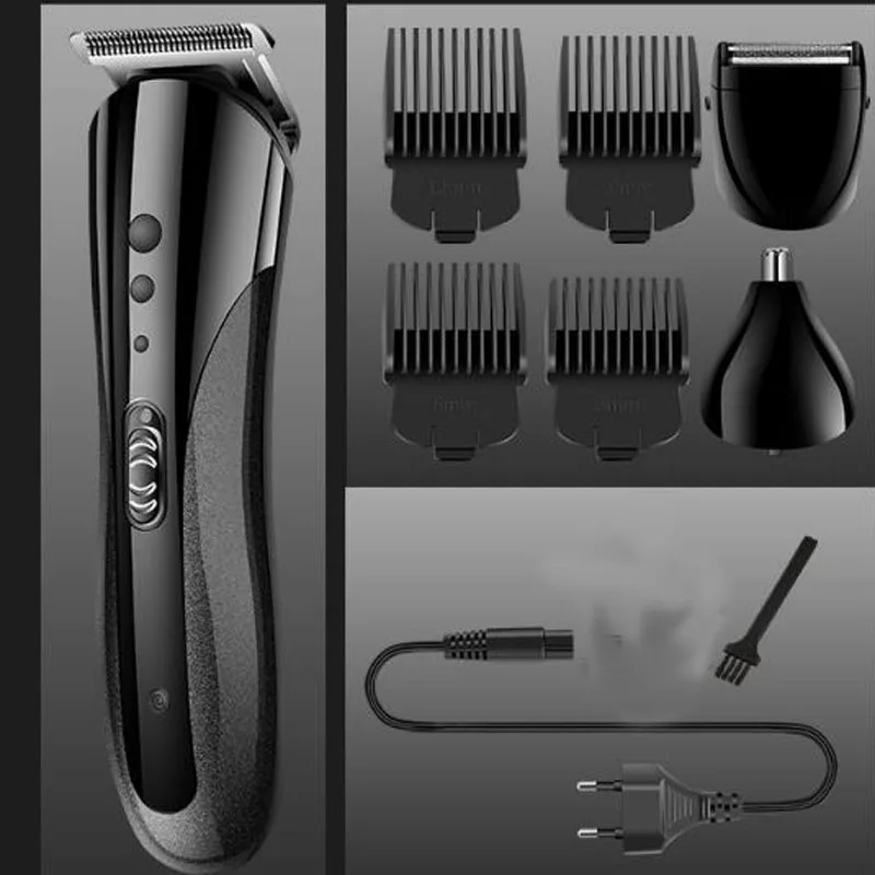 KM-1407 Rechargeable Electric Nose Hair Clipper Multifunctional Men Hair Trimmer Professional Electric Shaver Beard Razor_012