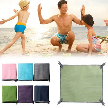 

Foldable Sand Free Beach Mat Waterproof Rug Outdoor Camping Picnic Mat For Avoiding Sand Dirt Grass Keeping Everything Clean