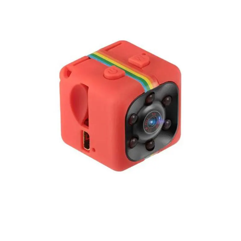 Sq11 Спорт DV видео маленькая камера мини камера HD 1080P SQ 11 датчик ночного видения видеокамера рекордер движения DVR микро камера - Цвет: Красный