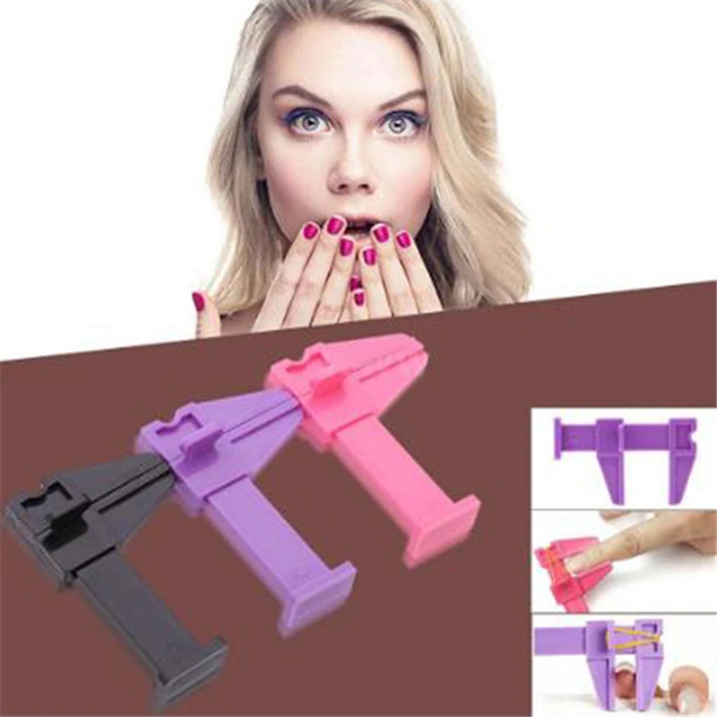 1 шт. новый пластиковый локатор для ногтей держатель клея зажим маникюра