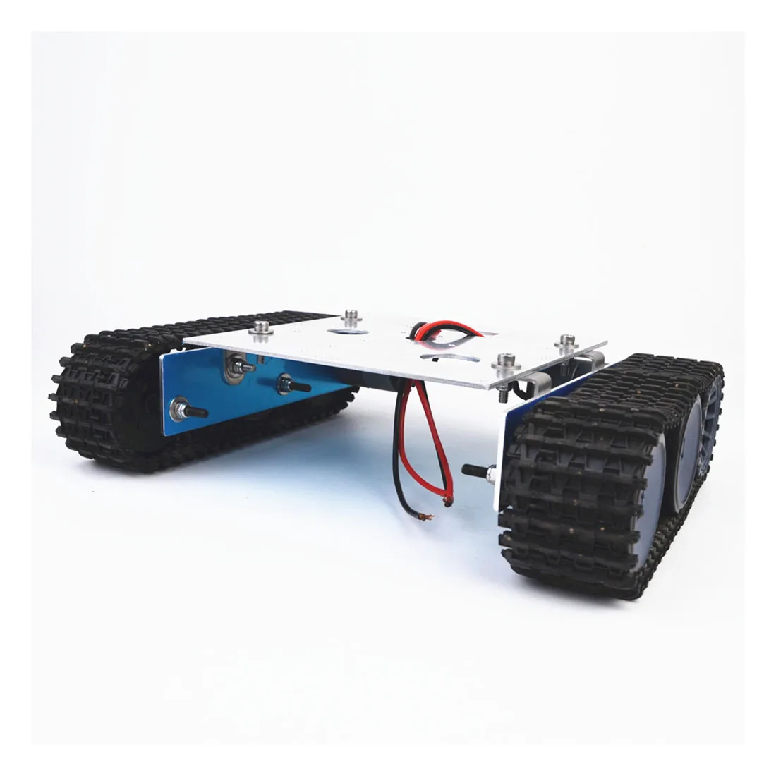 DIY алюминиевый сплав Танк робот гусеница платформа шасси Монтажный комплект для Arduino