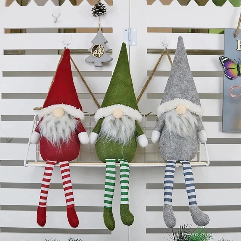 Christmas Faceless Doll Merry Christmas Decorations for Home Xmas Gifts Ornaments Navidad Happy New Year