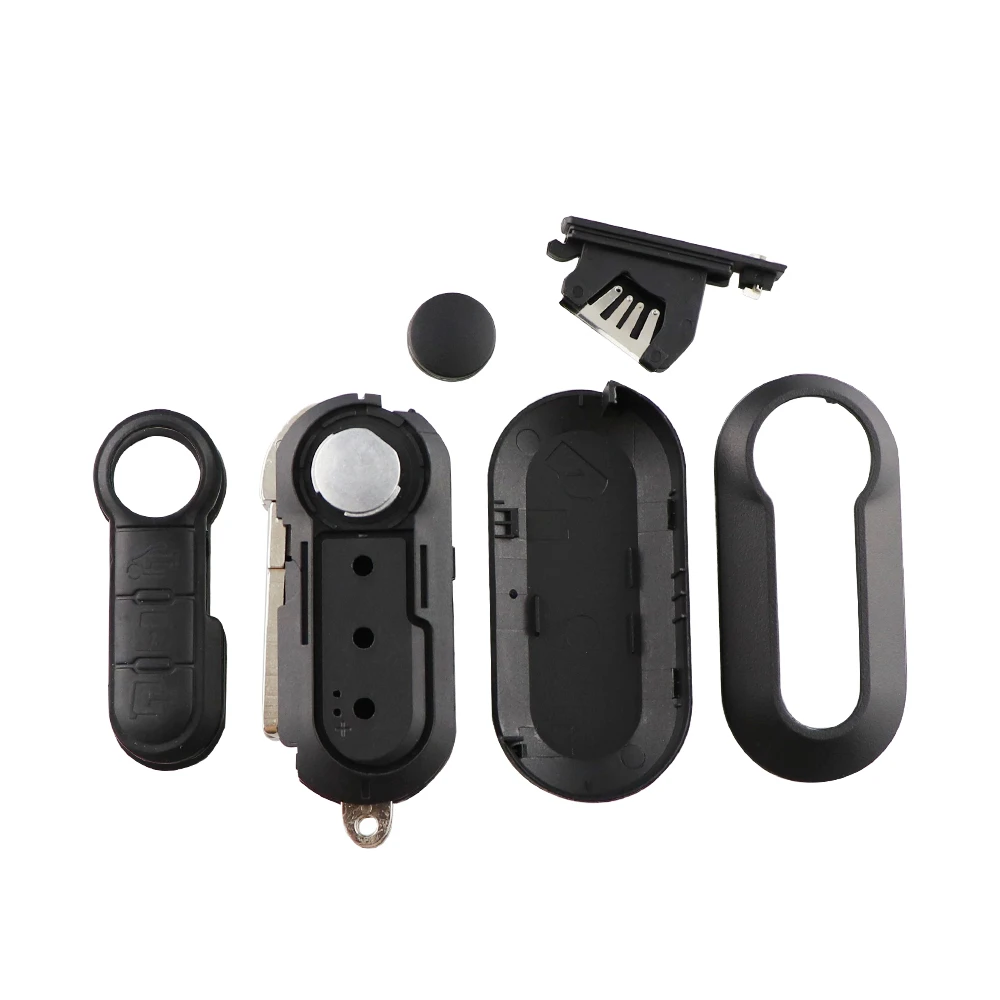 Keyforkess2 3 Bottoni Modificato A Distanza di Vibrazione Chiave Borsette Per Fiat 500 Doblo Ducato Panda Punto Per Peugeot Chiave Dell'automobile caso Uncut Lama - Hcedfbc44b836428382b96941f8c7d22du