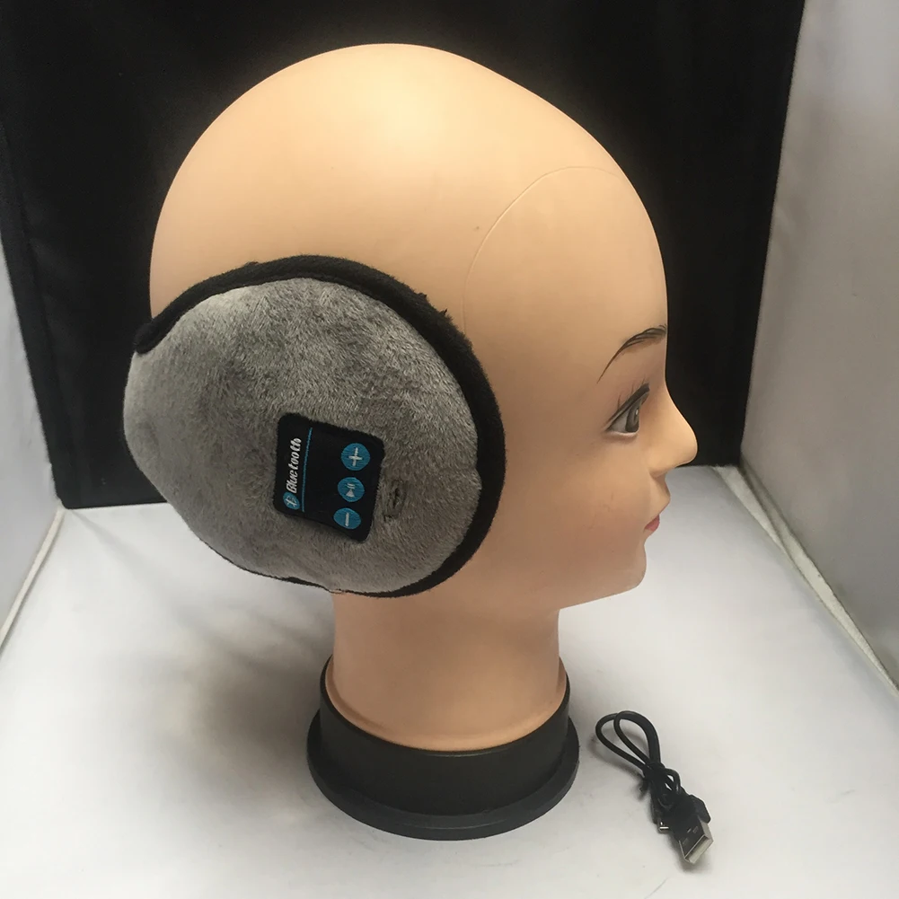 Bluetooth наушники Беспроводная гарнитура HD стерео-гарнитура теплые наушники для катания на лыжах встроенный динамик перезаряжаемый Женский Мужской