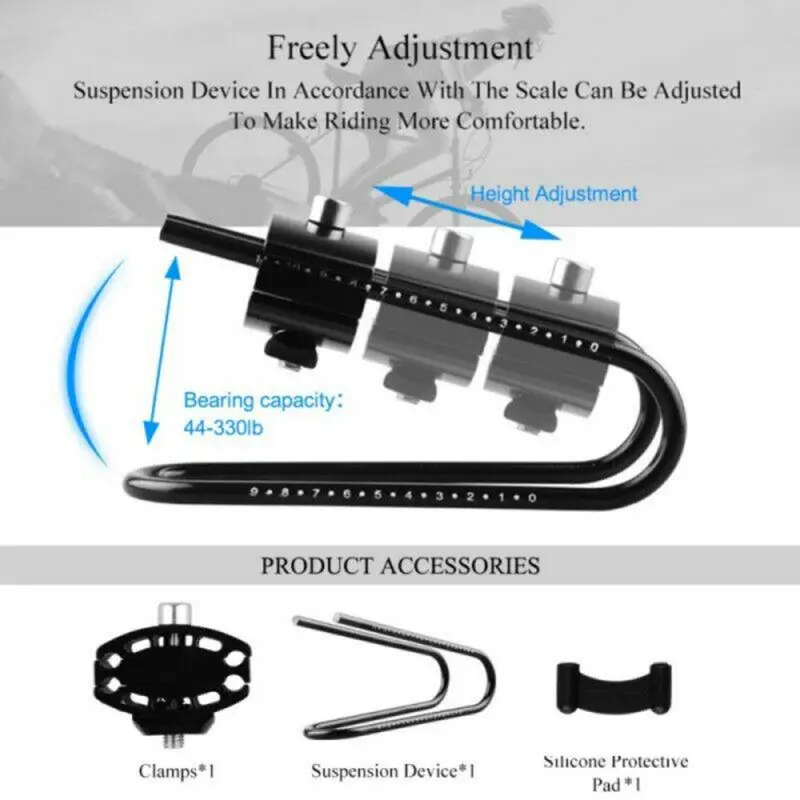 2Color Bike Shocks Absorber MTB Spring Saddle Absorber Bicycle Cycling Suspension Device Aluminum alloy Bike Shock Absorber 7 2Color Bike Shocks Absorber MTB Spring Saddle Absorber Bicycle Cycling Suspension Device Aluminum alloy Bike Shock Absorber 7