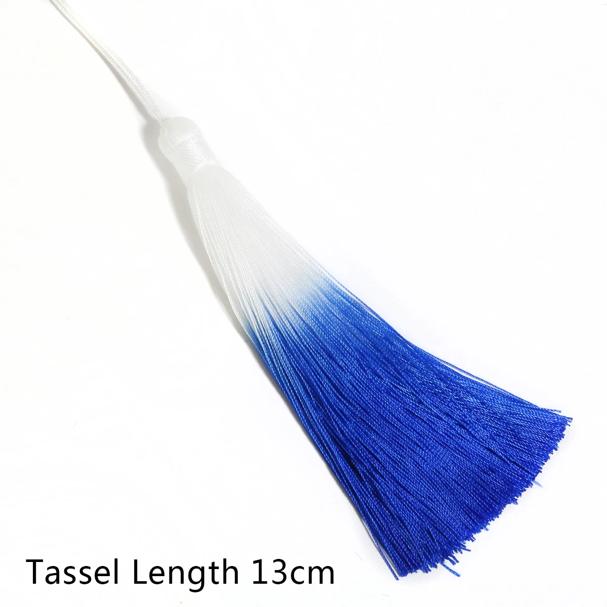 Royal Blue 1 шт. 13 см хлопок шелк кисточкой градиент бахрома занавес для DIY ручной работы ремесла одежда украшения ювелирные изделия аксессуары - Цвет: Royal Blue