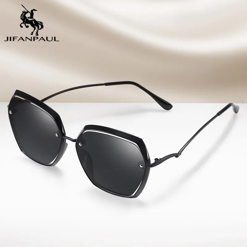 

JIFANPAUL Retro Goggles Fashion Driving Eyewear Brand Polarized Sunglasses Diamond cutting Lens Outdoor Vintage Women Fashion