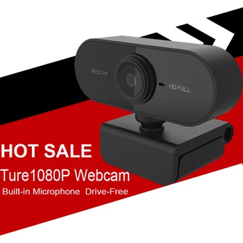 

Webcam 1080p Full Hd Web Camera For PC Minicam With Microphone Noise cancelling For Live Broadcast Video Rotatable Camera
