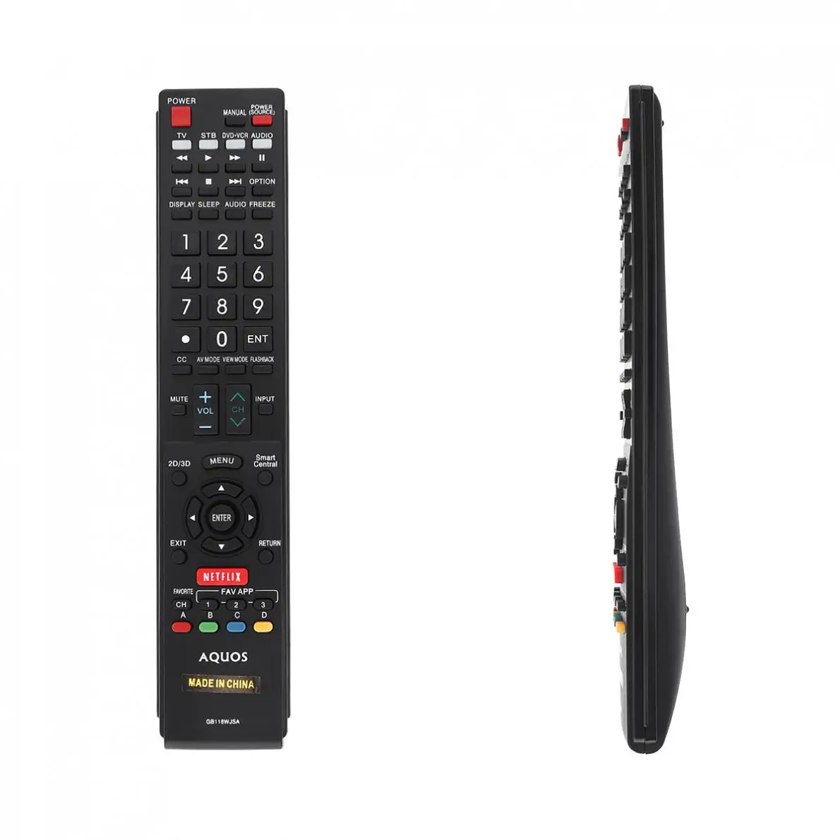 IR 433MHz Replacement TV Remote Control GB118WJSA Blu Ray DVD Player