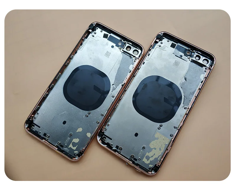 Б/у 90% для iPhone 8 8plus X задний корпус крышка батареи дверь Шасси рамка задняя крышка для iPhone 8 8plus X