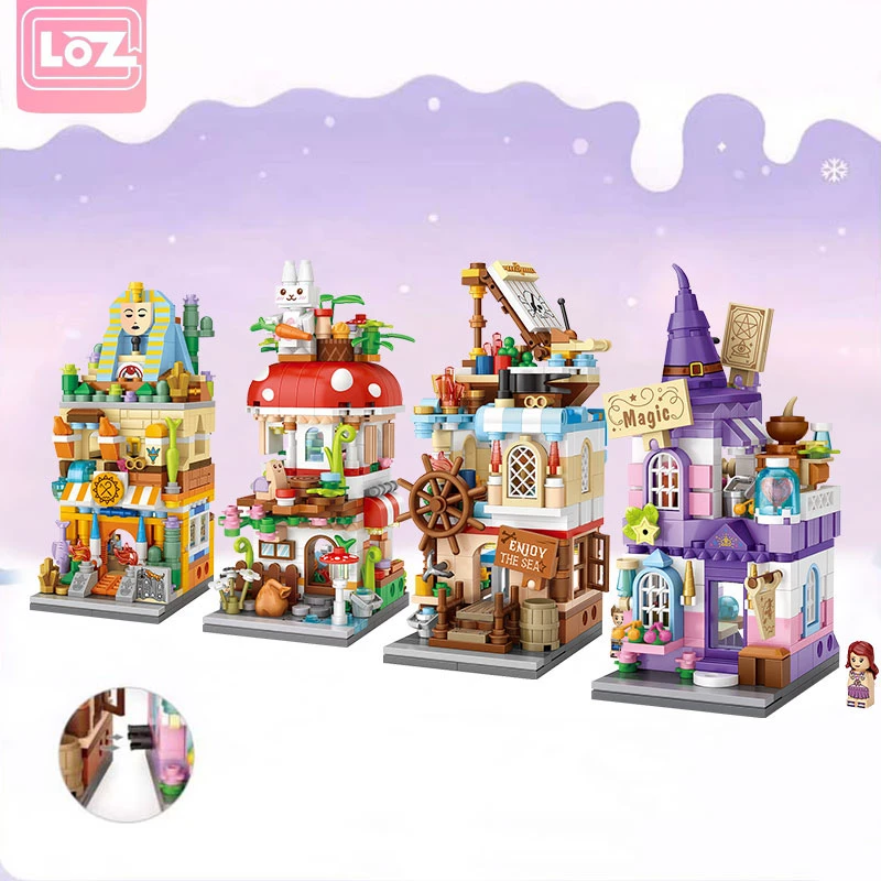 Scene Mini Building Blocks Magic House 