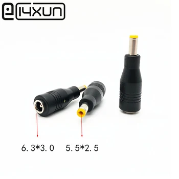 

1pcs 5.5*2.5 Male to 6.3*3.0 Female AC DC Power Adapter Plug Connector dc jack tip Notebook Laptop Widely for Laptop