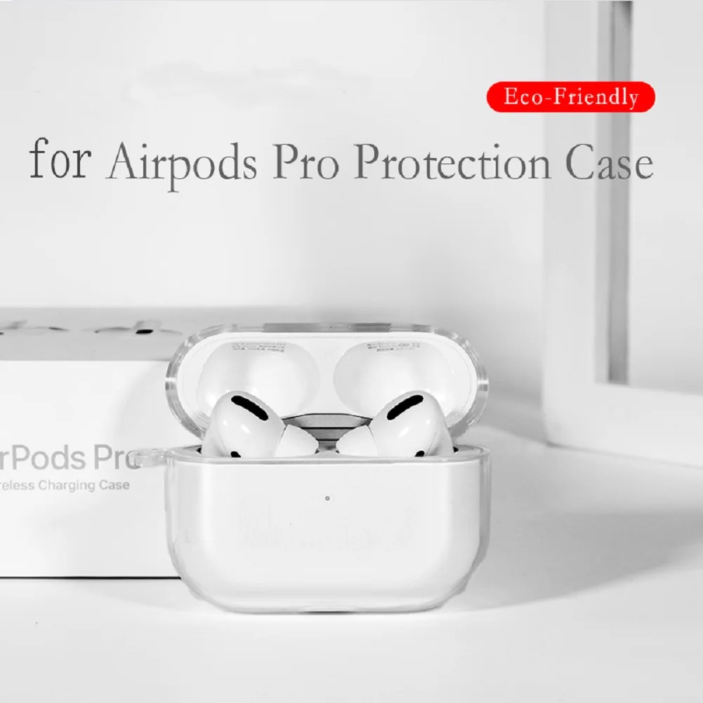 Transparent Earphone Case for Apple AirPods 2 1 Pro Soft Silicone Wireless Bluetooth Headset Charging Box Cover for Air Pods 3