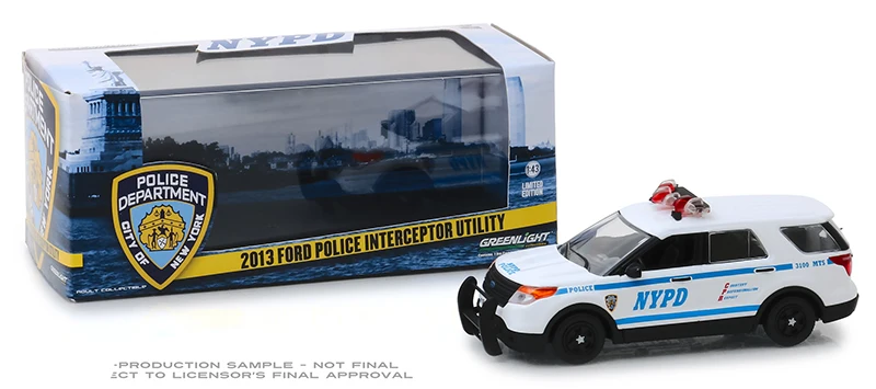 GL 1:43 Нью-Йорк 2013 Ford Interceptor Универсальный сплав модель автомобиля литой под давлением металлические игрушки подарок на день рождения для детей мальчиков