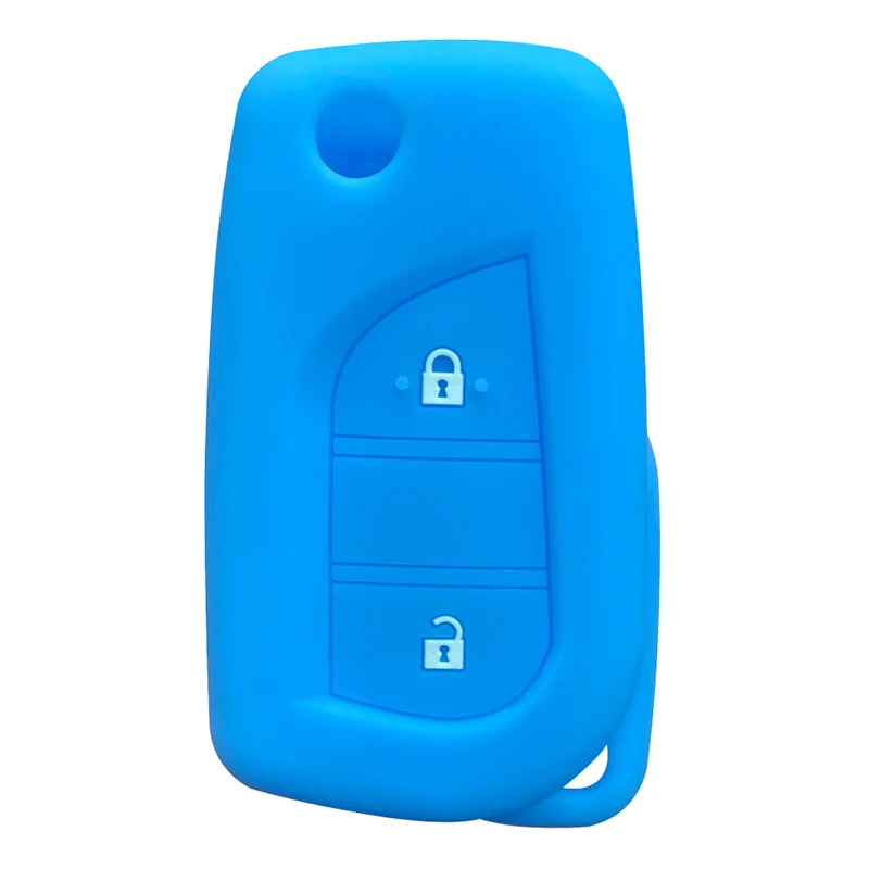 Key Case Cover 2buttons for Toyota Yaris Rav 4 PEUGEOT 108 Citroen C1