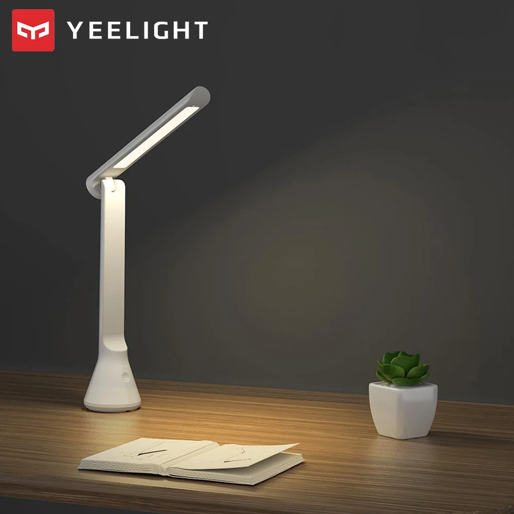 

YLTD11YL Rechargeable Folding Table Lamp Eye Protection Built-In Battery Three Dimmer USB Folding Charging Small Table Lamp