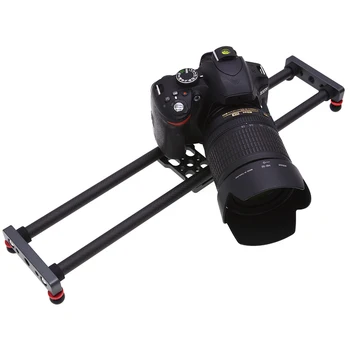 

15.7Inch Carbon Fiber Camera Slider Track with 4 Roller Bearing for Video Movie Making @M23