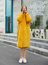 Aliexpress - 2020 Faux Fur Coat With Hood Fluffy Winter Fashion European and American Girls Warm Woman Plus Size New Arrival Lmitation Mink