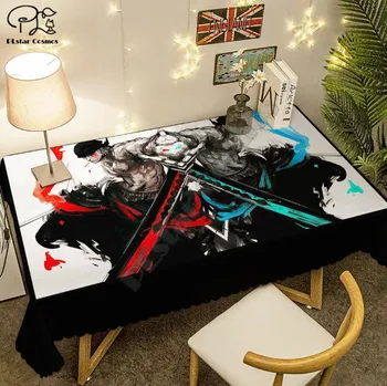 

Tablecloth Pattern One Piece 3D printed Square/Rectangular Dust-proof Table Cover For Party Home Decor TV Covers