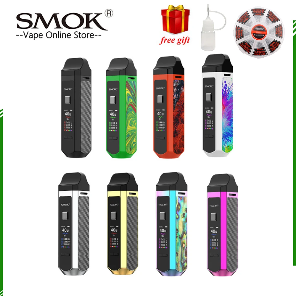 Предварительный заказ пара RPM40 Pod Kit 40 Вт Vape 1500 мАч батарея с 4 3 мл картридж об/мин