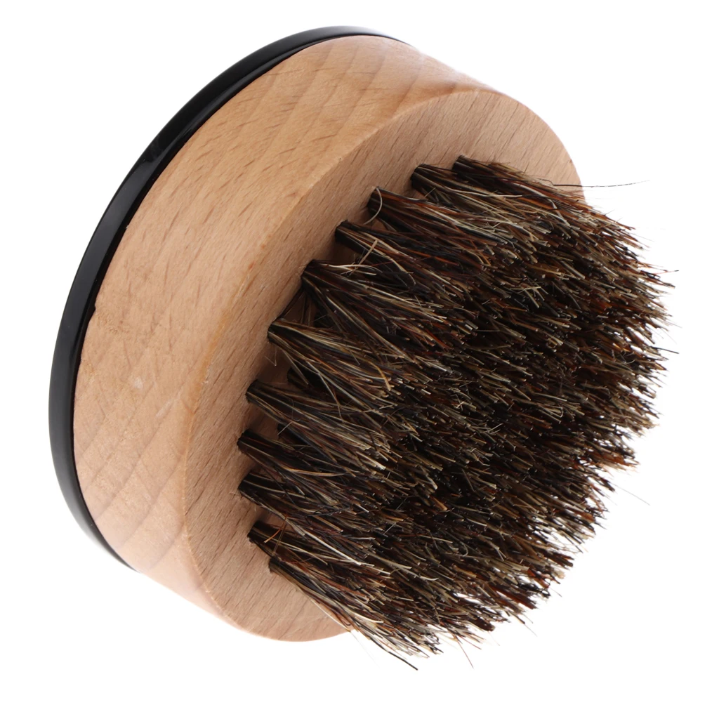 Men’s Pocket Beard Brush - Super Soft Hair Brush for Men - Styling Beard Hairbrush for Fine, Thin or Thick Hair