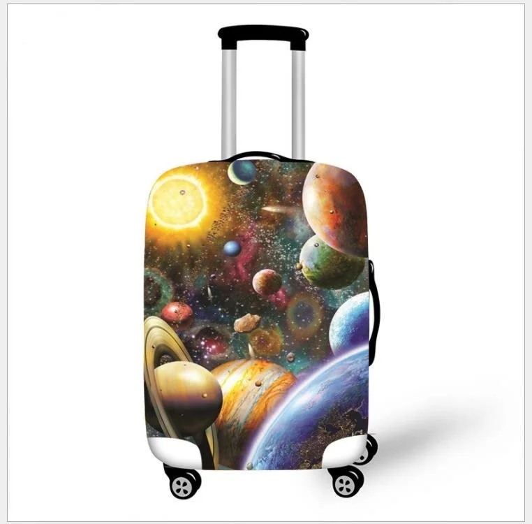 Защитный чехол для багажа Galaxy/Universe/stars для путешествий 18-32 дюймов, чехол на колесиках, чехол для костюма, Чехлы, аксессуары для путешествий - Цвет: as pictures