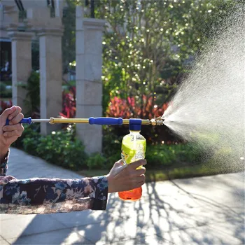 

VOGVIGO 1PC Copper + PE Gardening Cleaning Furniture Flower Spraying Fertilizer Reciprocating Double Head Spray Gun