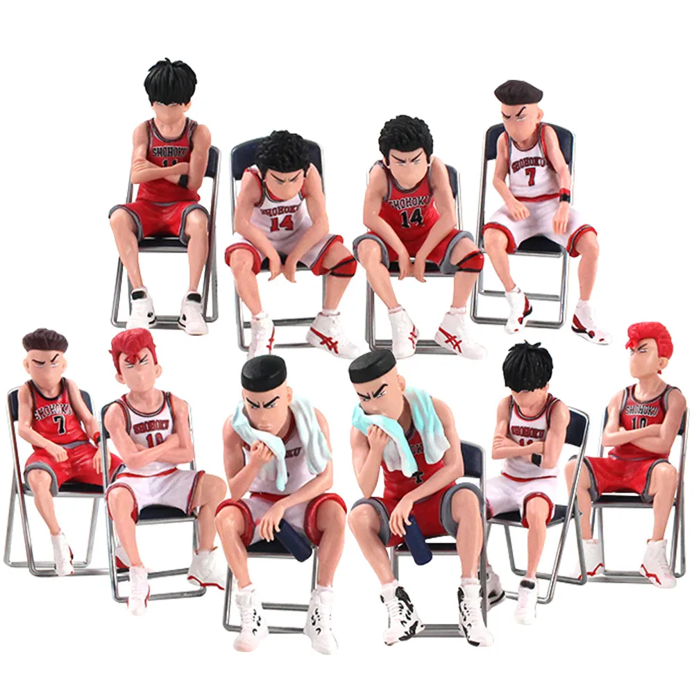 9-11 см 5 шт./компл. Slam Dunk фигурка игрушка ханамичи сакураги рукава Kaede Mitsui Hisashi Акаги