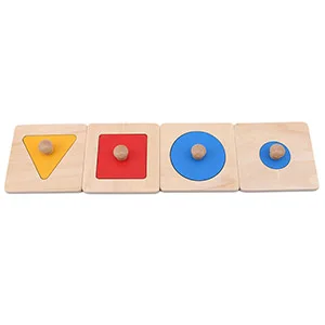 Quarter geometric Стиль, детские игрушки, деревянные Обучающие панели геометрической формы, ручная захватывающая доска для дошкольного обучения, обучающая развивающая игрушка - Цвет: Quarter geometric