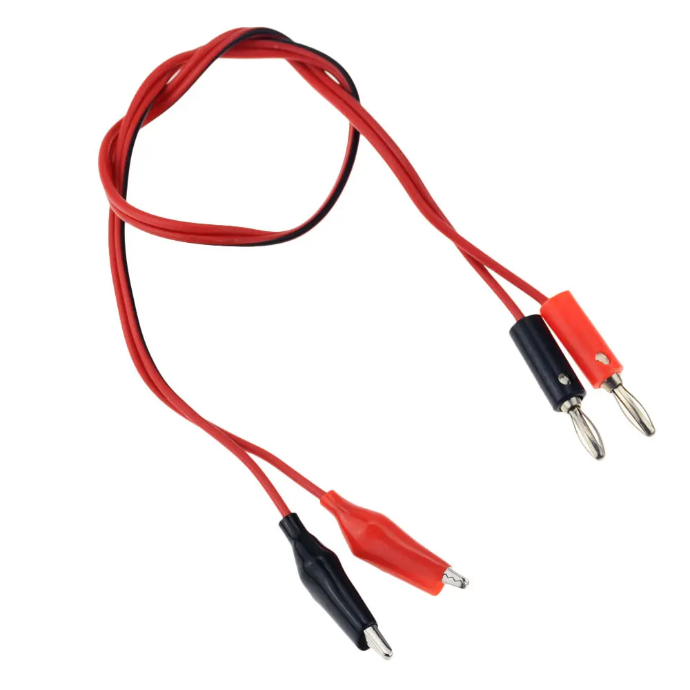 Зажим типа Аллигатор 50 см для AV штекера банан испытательный кабель соединитель