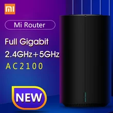 Xiaomi mi маршрутизатор AC2100 двухчастотный WiFi 128MB 2,4 GHz 5GHz 360 ° покрытие двухъядерный процессор игра Дистанционное управление приложение для mi home
