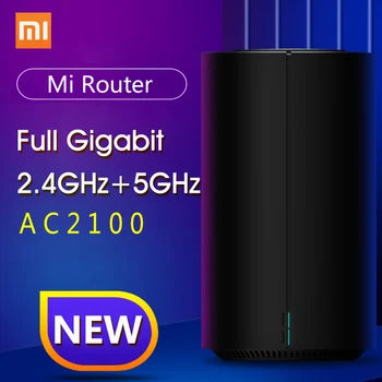 

Xiaomi Mi Router AC2100 Dual Frequency WiFi 128MB 2.4GHz 5GHz 360° Coverage Dual Core CPU Game Remote APP Control For Mihome