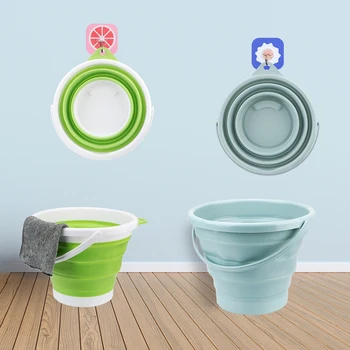 

Portable Folding Bucket Save Space Round Bathroom Kitchen Camping Bucket Car Wash Outdoor Fishing Collapsible Storage Bucket