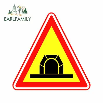 

EARLFAMILY 13cm x 13cm for Tunnel Sign Funny JDM Car Stickers Vinyl Material Waterproof Graffiti Sticker Custom Printing Decal