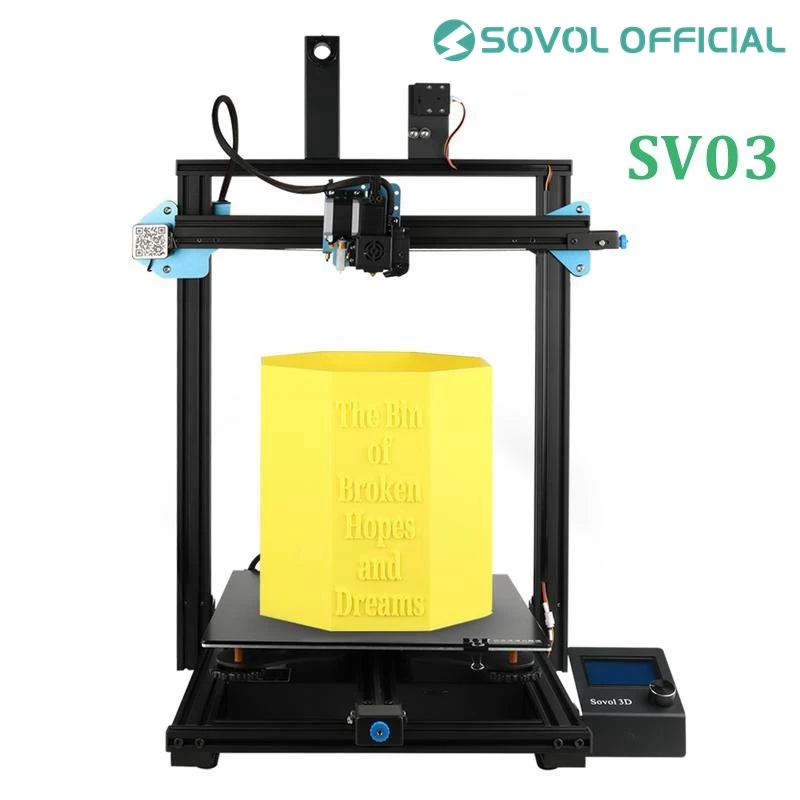 Sovol SV03 Auto-leveling 3D Printer Upgrade Larger Printing Size FDM 3D  Printer with BLTouch Silent Board Glass Bed 3d Printing