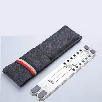 

Laptop Stand Portable Heights Adjustable Aluminum AlloyDesktop Ventilated Cooling Holder Folding Ultra for MacBook Pro