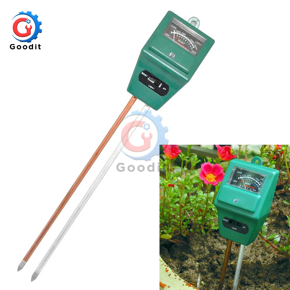 Square Head 3 4 5 в 1 CL2 измеритель кислотности почвы анализатор почвы PH Измеритель влажности температура солнечного света интенсивность анализ измерений кислотность щелочи - Цвет: Square Head