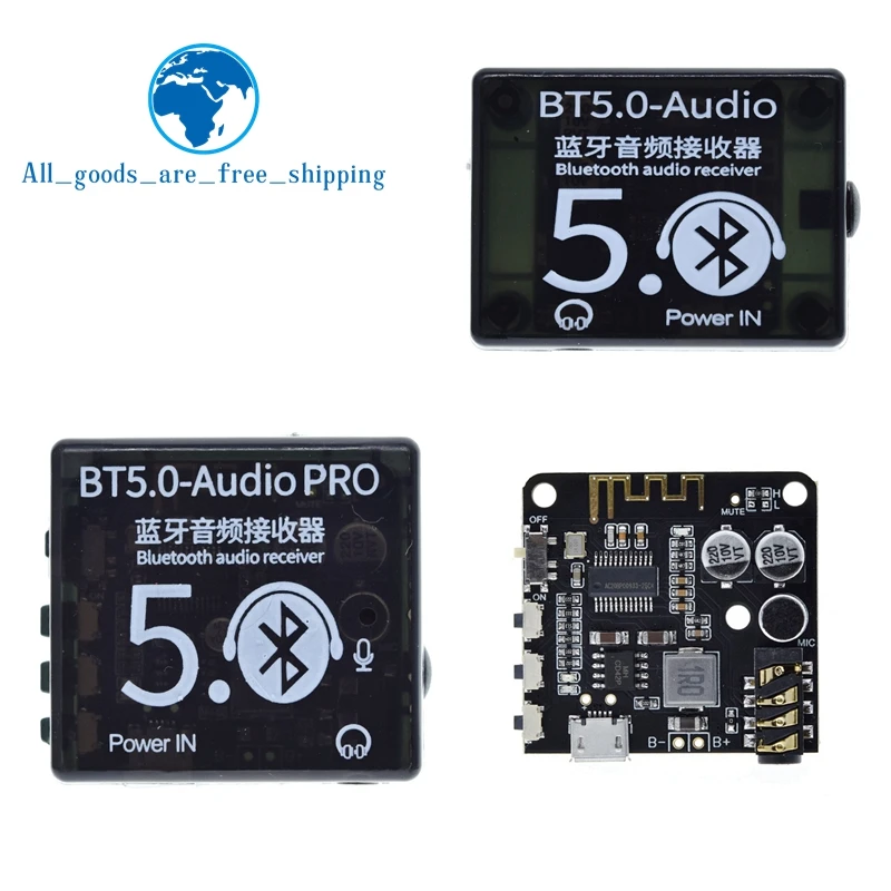 1/3 stücke TZT Bluetooth-5,0 Decoder Audio Board BT 5,0 PRO MP3 Verlustfreie Player Stereo Musik Verstärker Modul Mit fall – Detail 10