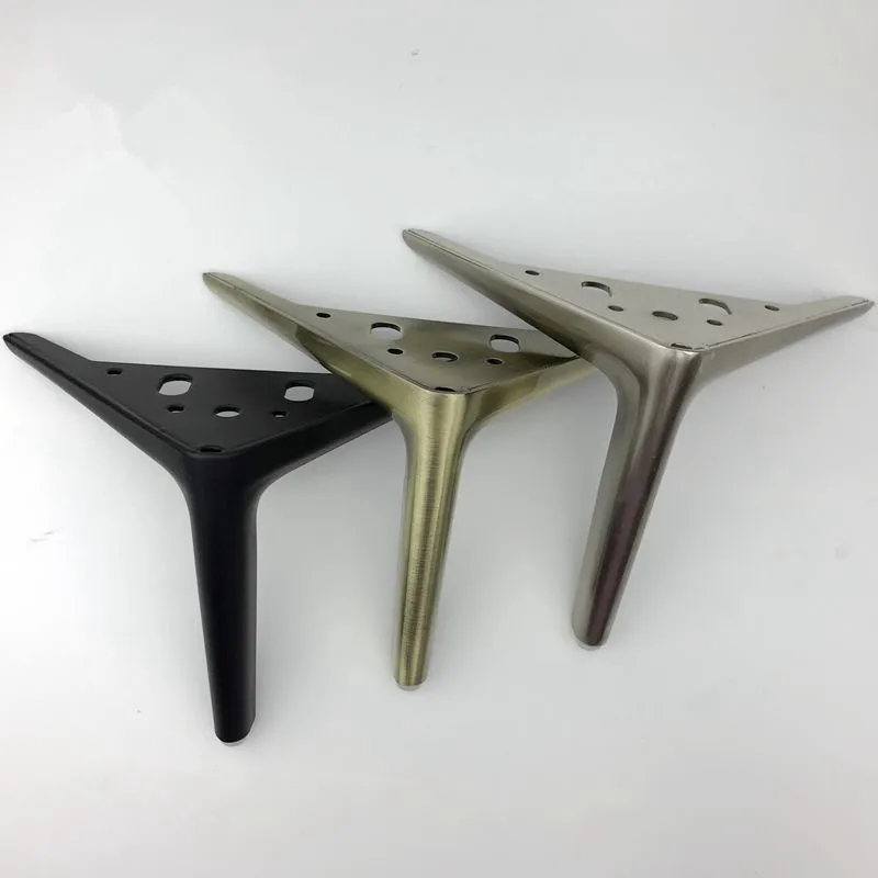 4pcs Furniture Accessories Metal Legs Cabinet Sofa Foot Screw Table Legs 150mm Table Base Hardware Furniture Bed Riser