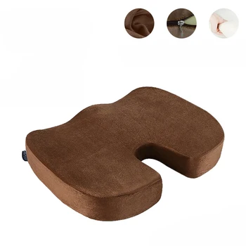 

Coccyx Seat Cushion Memory Foam U Shaped Pillow for Chair Pad Car Office Hip Support Massage Orthopedic Prevent Hemorrhoid Treat