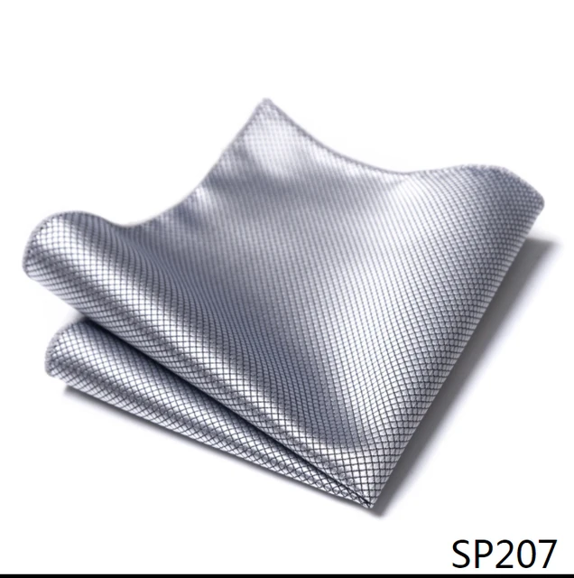 Fashion 100% Silk Hankerchief Scarves Vintage Hankies Men's Pocket Square Handkerchiefs Striped Solid Snot Rag 22*22 cm SP207