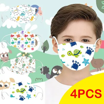 

Humidifiers Sujeta Mascarillas Salvaorejas Kids Masks Mondmasker Wasbaar Children Animal Print Face Masks Washable Masks#ljc