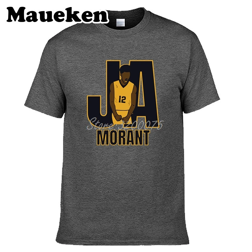 Мужская футболка Ja Morant 12 одежда футболка мужская футболка для фанатов Memphis футболка с круглым вырезом W19101922