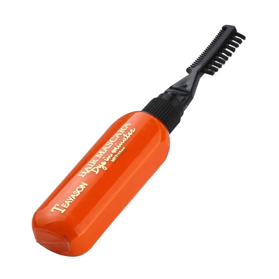 Professional Hair Color Mascara Disposable Dye Multi-color Non-Toxic Temporary Magic Comb Private Label
