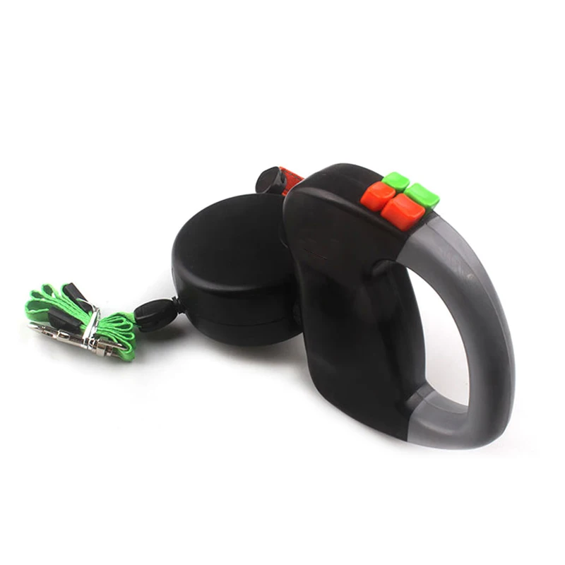 

3 Meters Long Cords- Retractable Automatic Retractable Traction Rope With Dual Heads Dog Leash Dog Chain Pet Supplies